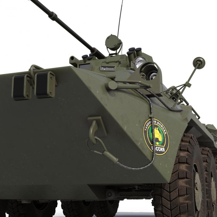 3D Rigged Russian Military Vehicles Collection model