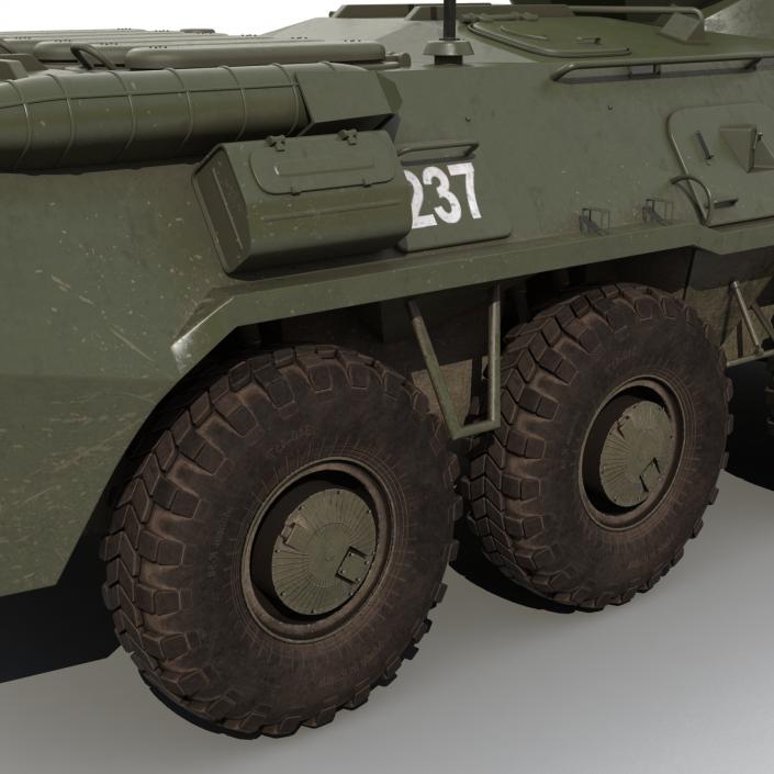 3D Rigged Russian Military Vehicles Collection model