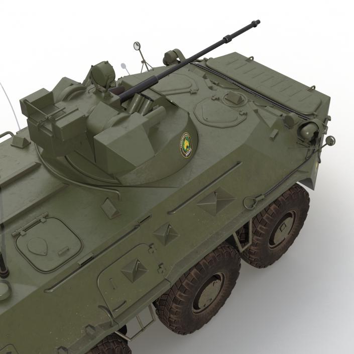 3D Rigged Russian Military Vehicles Collection model