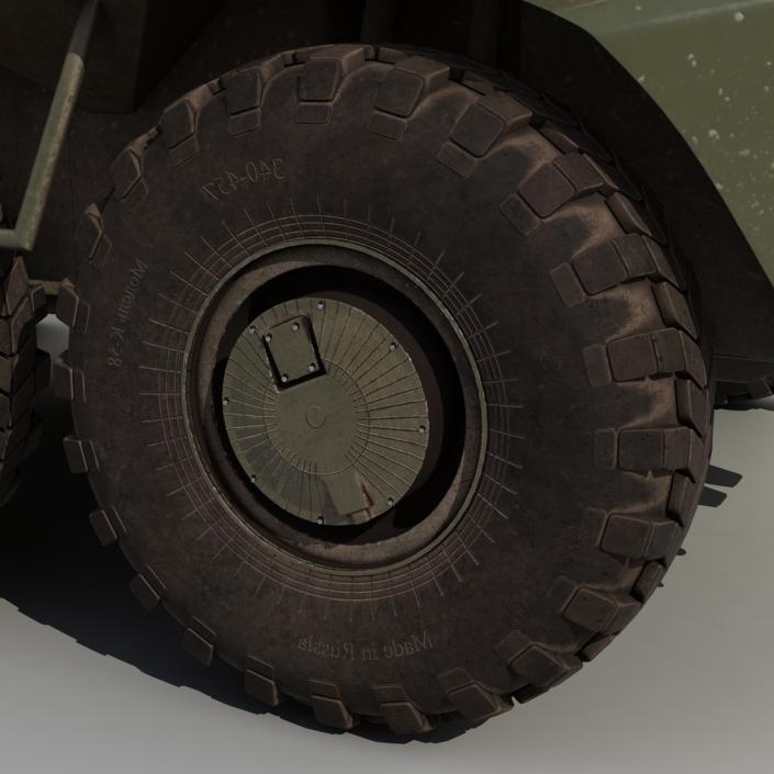 3D Rigged Russian Military Vehicles Collection model