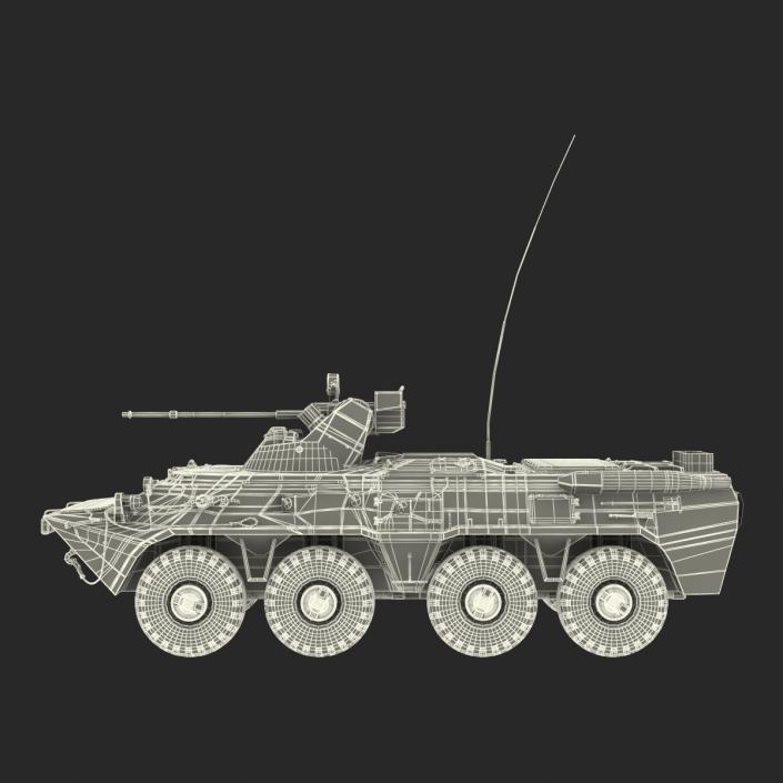 3D Rigged Russian Military Vehicles Collection model