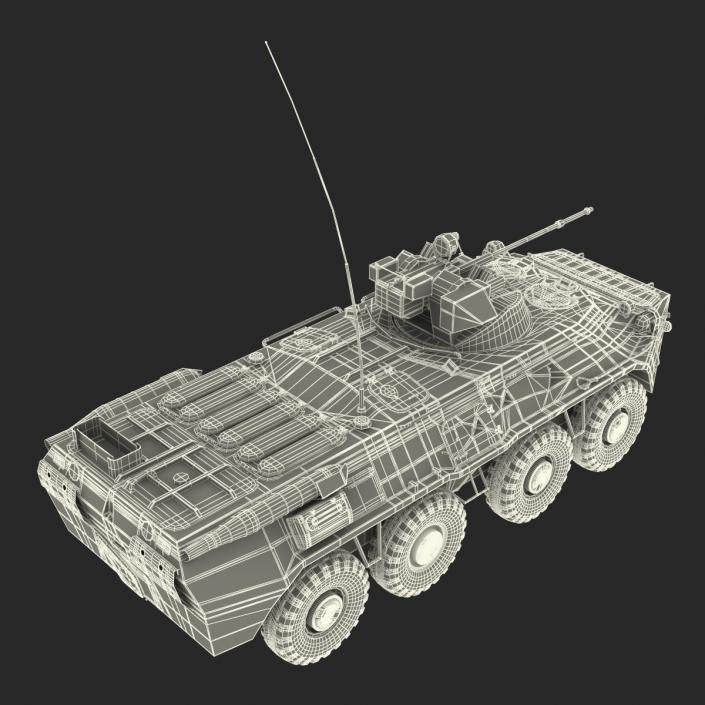 3D Rigged Russian Military Vehicles Collection model