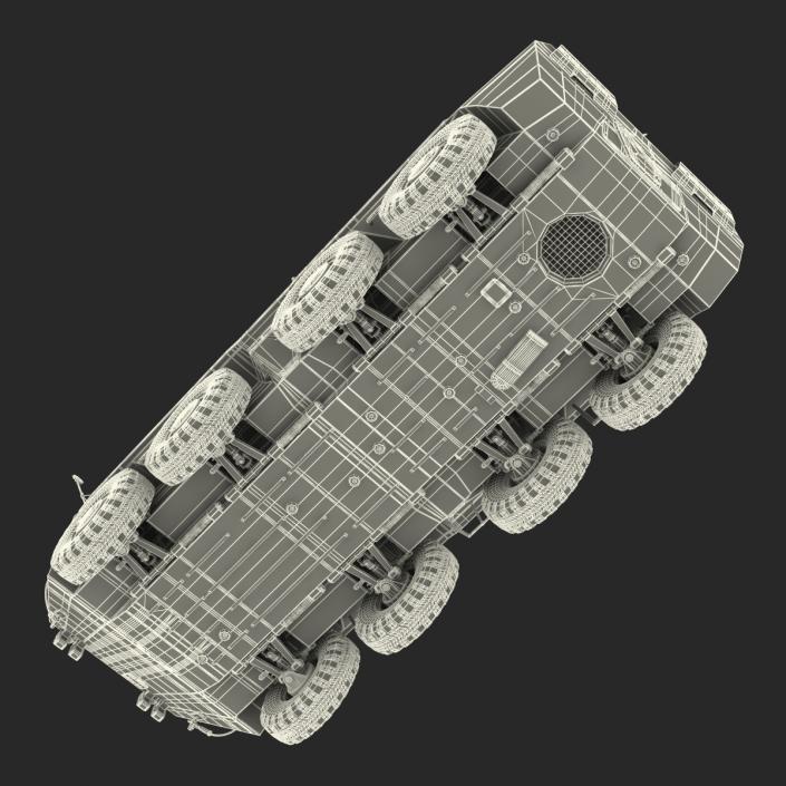 3D Rigged Russian Military Vehicles Collection model