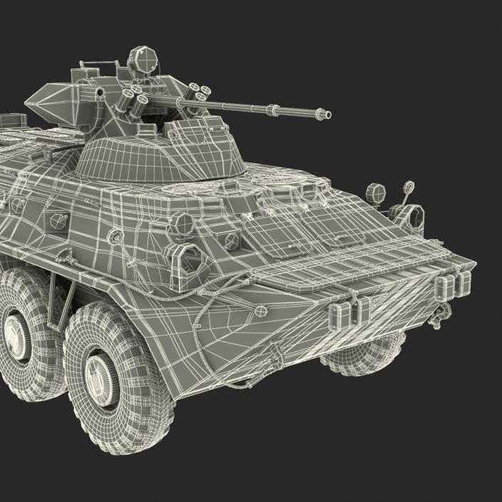 3D Rigged Russian Military Vehicles Collection model