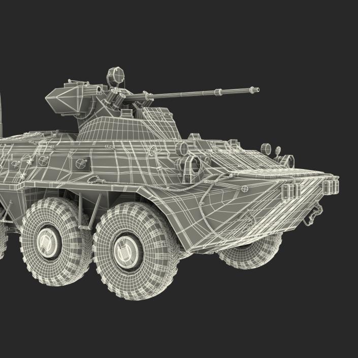 3D Rigged Russian Military Vehicles Collection model