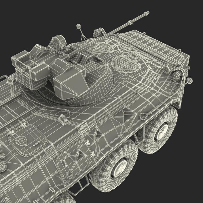 3D Rigged Russian Military Vehicles Collection model