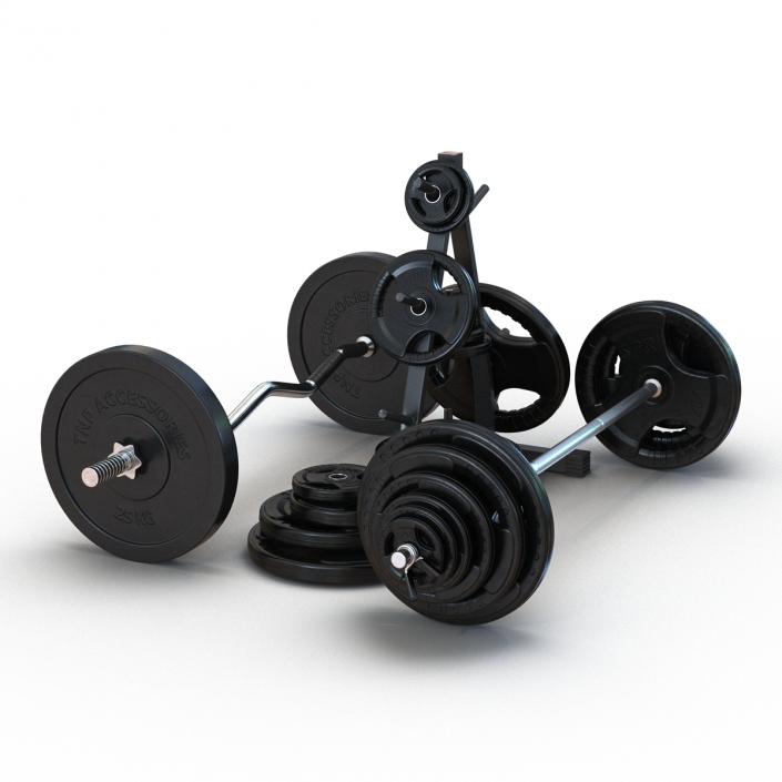 3D Barbells Collection 2