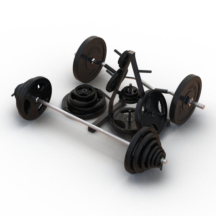 3D Barbells Collection 2