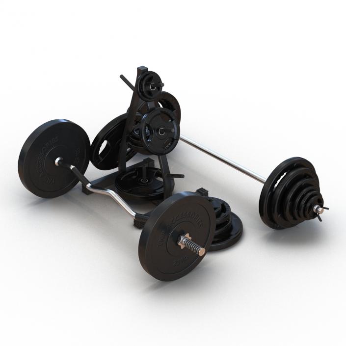 3D Barbells Collection 2