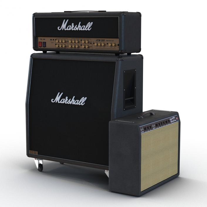 3D Guitar Amplifiers Collection model