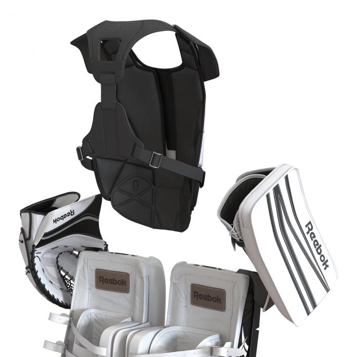 3D Hockey Goalie Protection Kit model