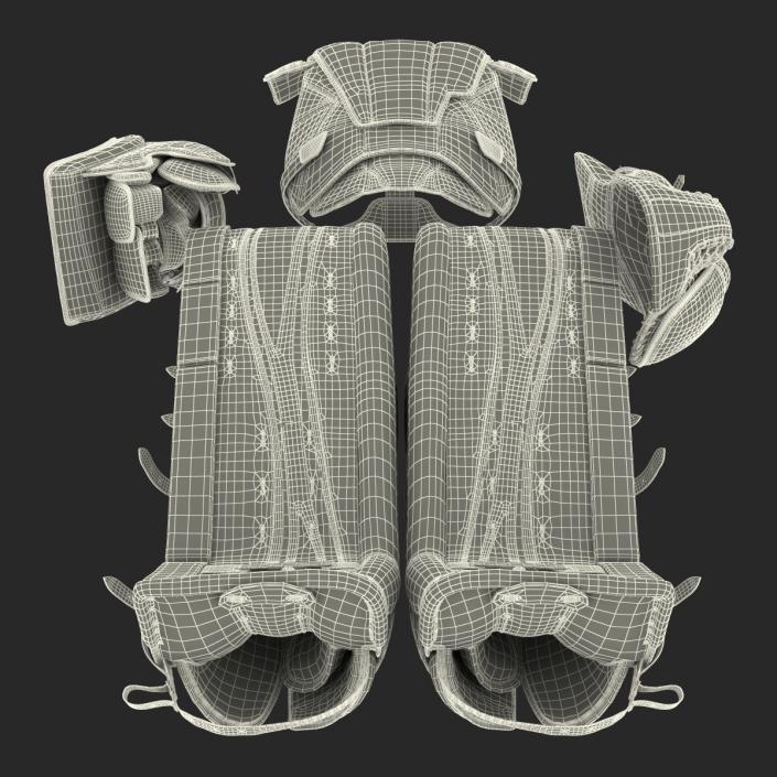 3D Hockey Goalie Protection Kit model