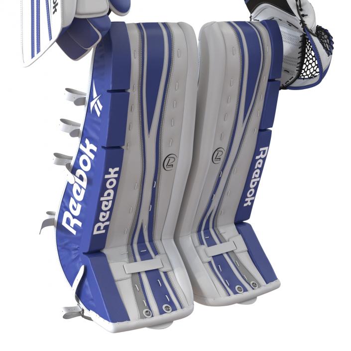 3D Hockey Goalie Protection Kit Blue model