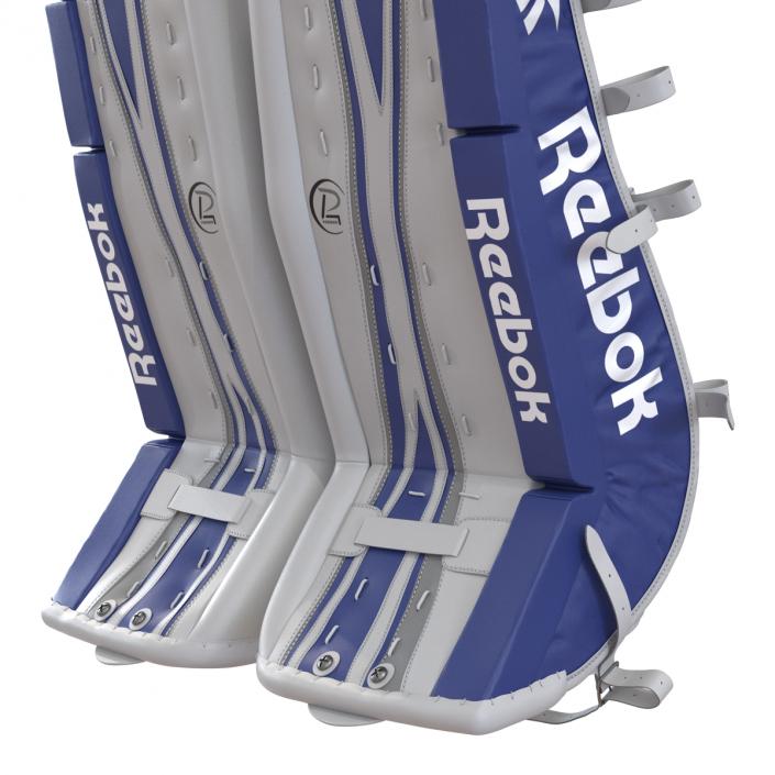 3D Hockey Goalie Protection Kit Blue model