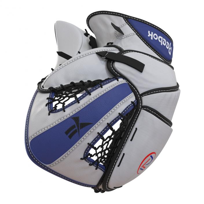 3D Hockey Goalie Protection Kit Blue model