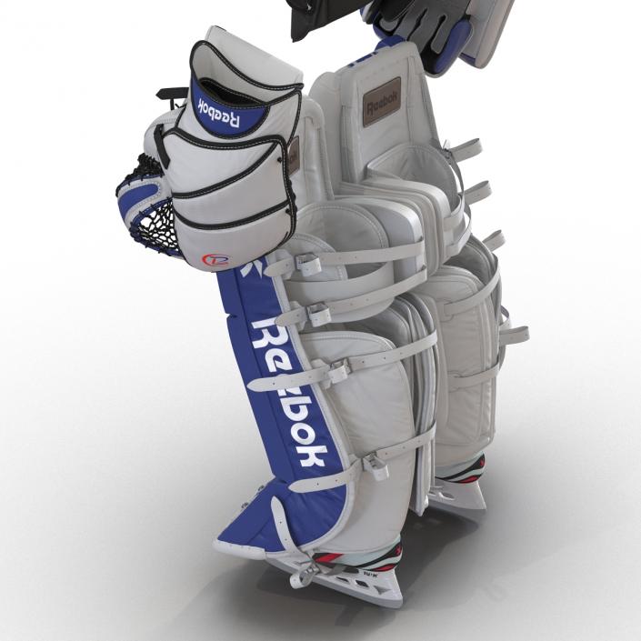 3D model Hockey Goalie Protection Kit Blue 3