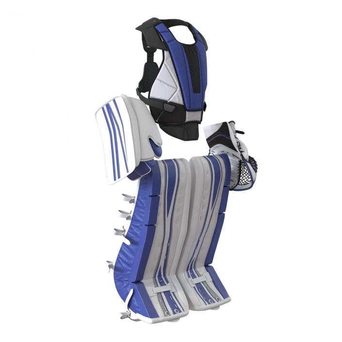 3D Hockey Goalie Protection Kit Generic Blue