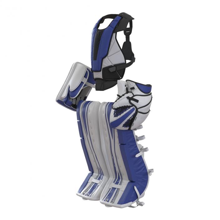 3D Hockey Goalie Protection Kit Generic Blue