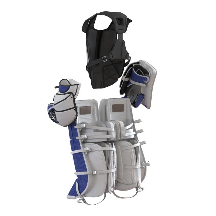 3D Hockey Goalie Protection Kit Generic Blue