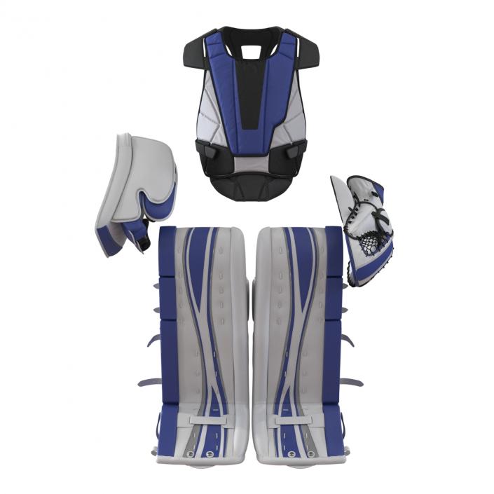 3D Hockey Goalie Protection Kit Generic Blue