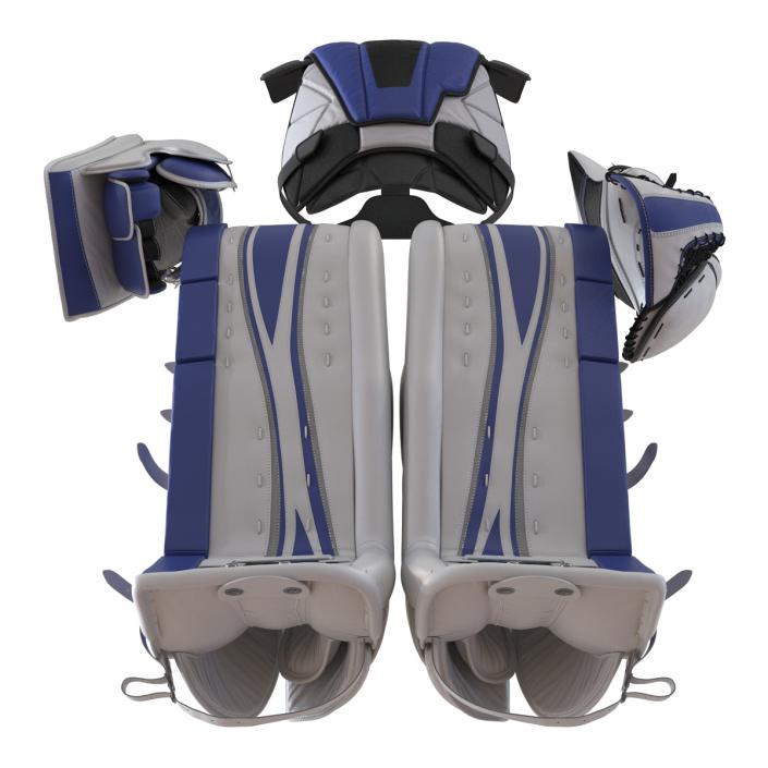 3D Hockey Goalie Protection Kit Generic Blue