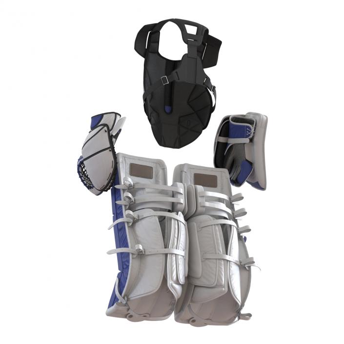 3D Hockey Goalie Protection Kit Generic Blue