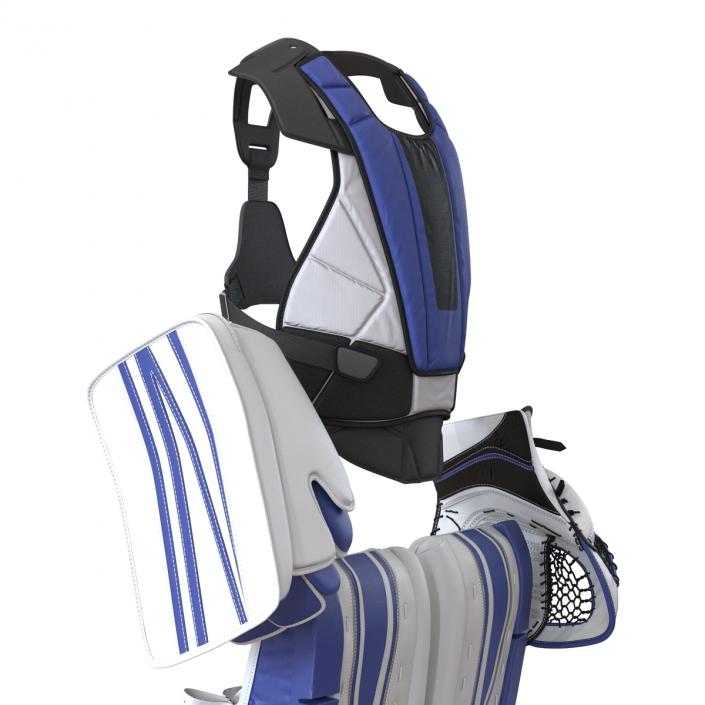 3D Hockey Goalie Protection Kit Generic Blue