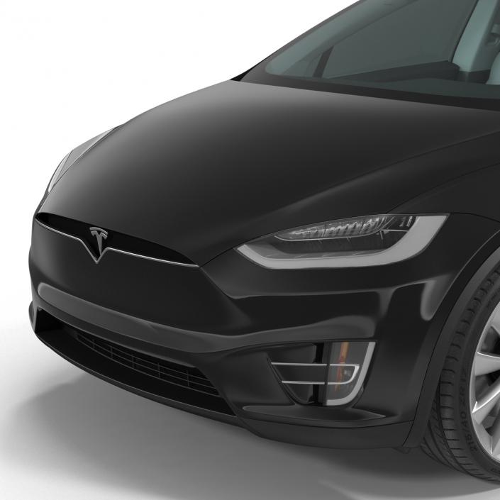 Tesla Model X Simple Interior 3D model