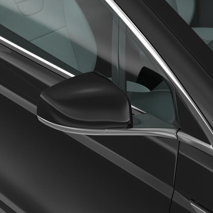 Tesla Model X Simple Interior 3D model