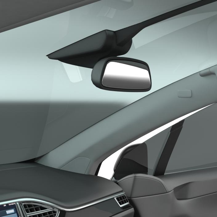 Tesla Model X Simple Interior 3D model