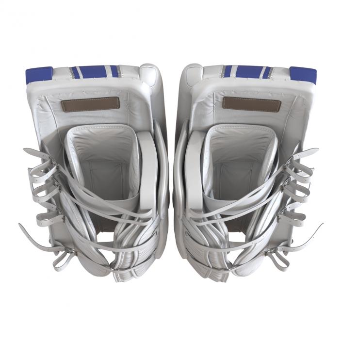 3D Hockey Goalie Protection Kit Generic Blue 3 model