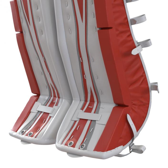 3D model Hockey Goalie Protection Kit Generic Red