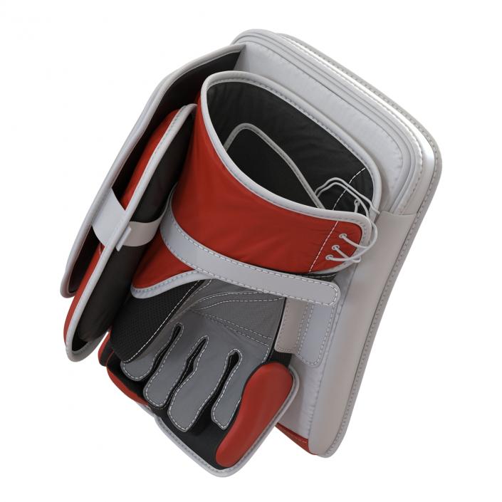 3D model Hockey Goalie Protection Kit Generic Red