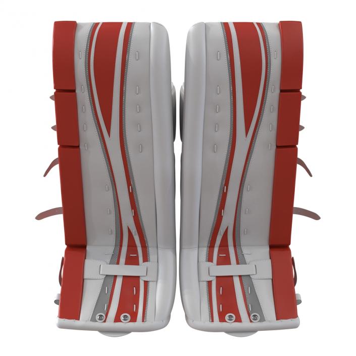 Hockey Goalie Protection Kit Generic Red 2 3D