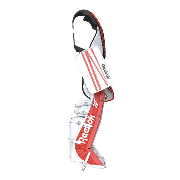 Hockey Goalie Protection Kit Red 3D