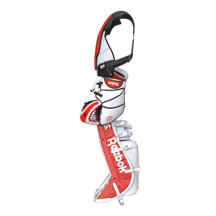 Hockey Goalie Protection Kit Red 3D