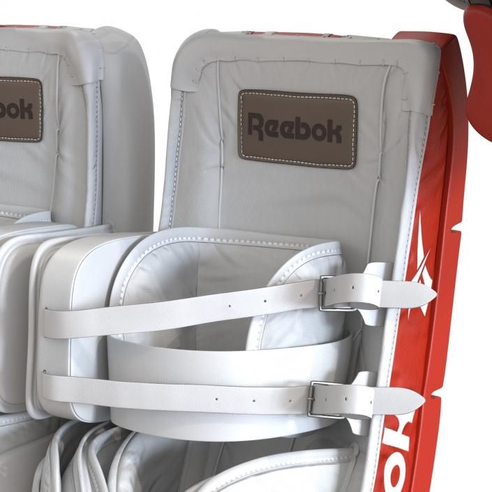 Hockey Goalie Protection Kit Red 3D