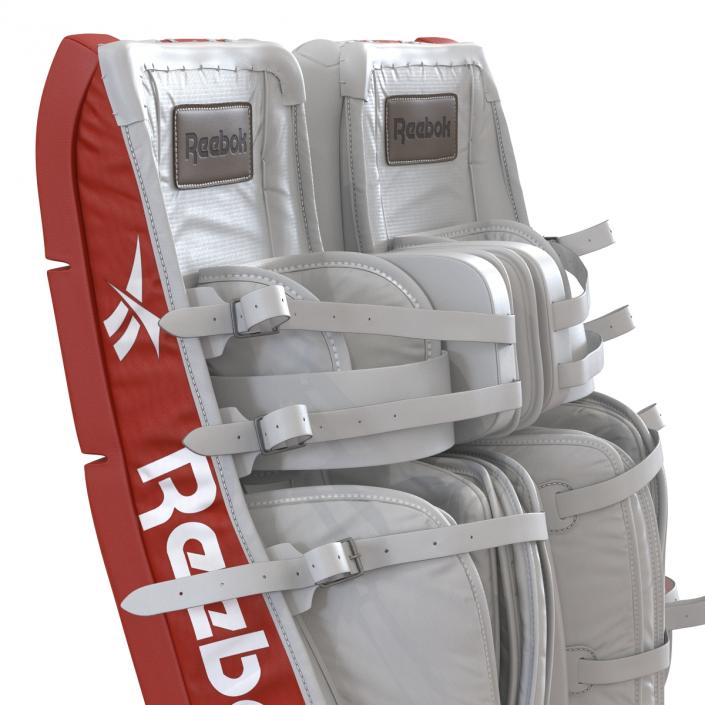 Hockey Goalie Protection Kit Red 2 3D model