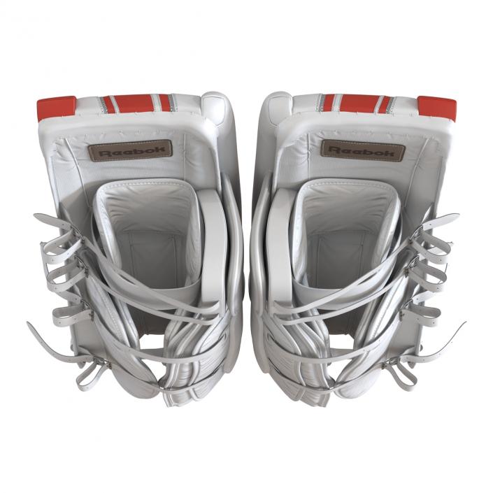 Hockey Goalie Protection Kit Red 2 3D model