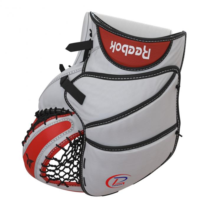 Hockey Goalie Protection Kit Red 2 3D model