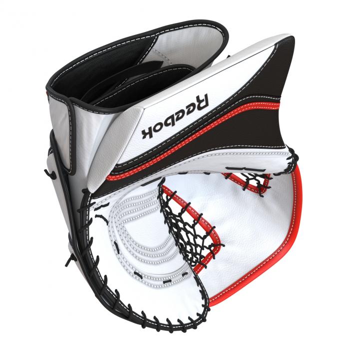 Hockey Goalie Protection Kit Red 2 3D model