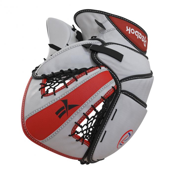 Hockey Goalie Protection Kit Red 2 3D model