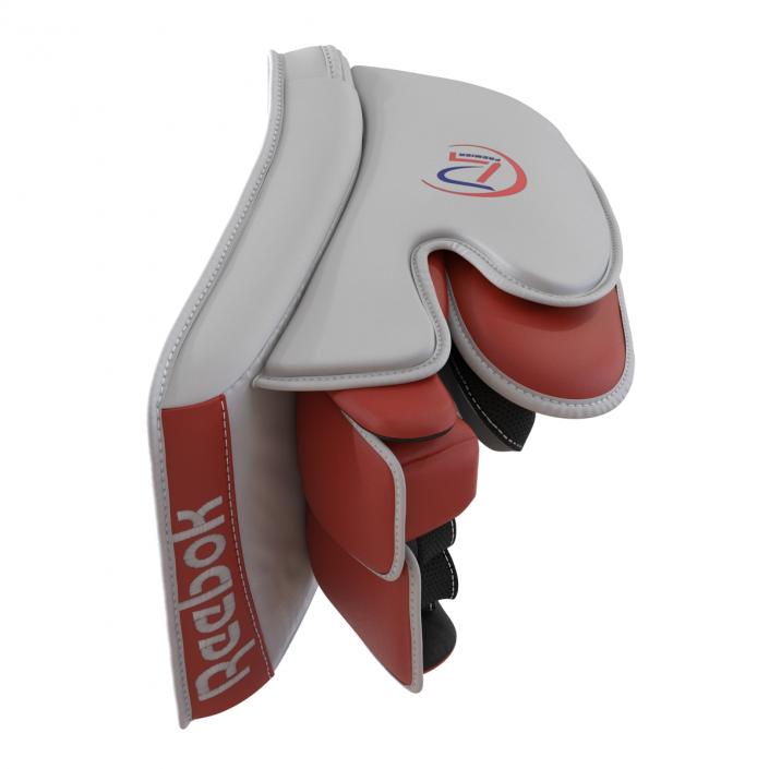 Hockey Goalie Protection Kit Red 2 3D model