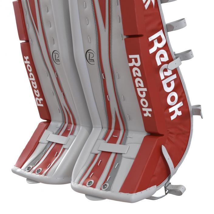 Hockey Goalie Protection Kit Red 3 3D model