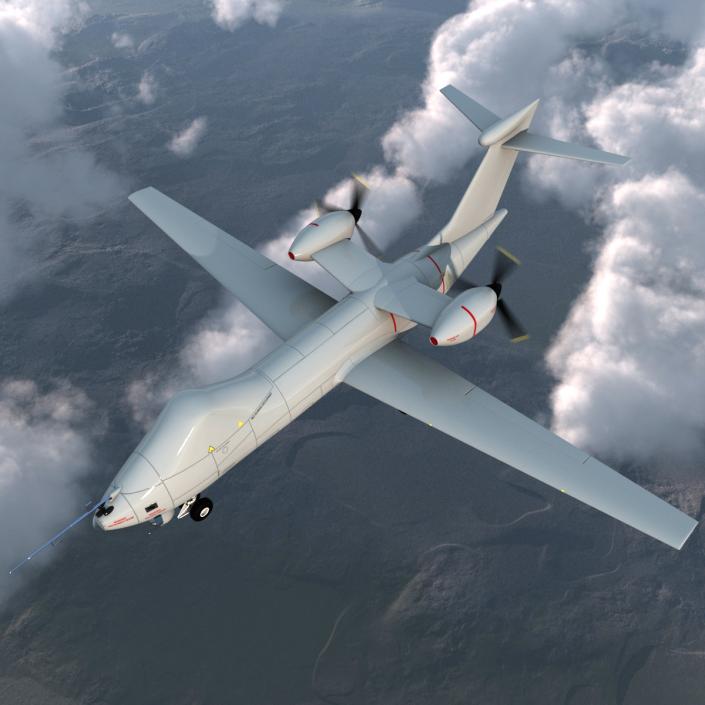 BAE Systems Mantis UAV Rigged 3D model