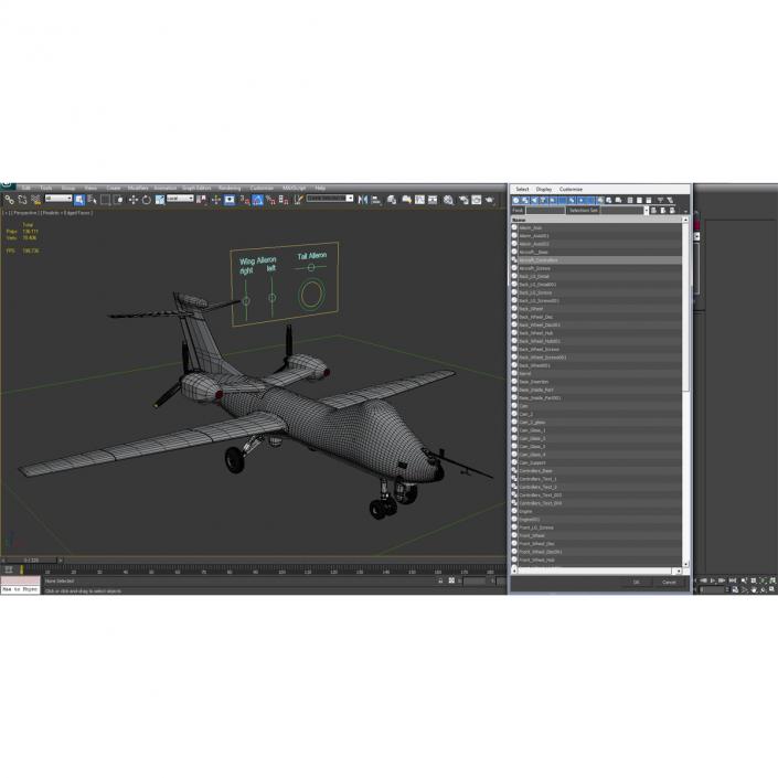 BAE Systems Mantis UAV Rigged 3D model