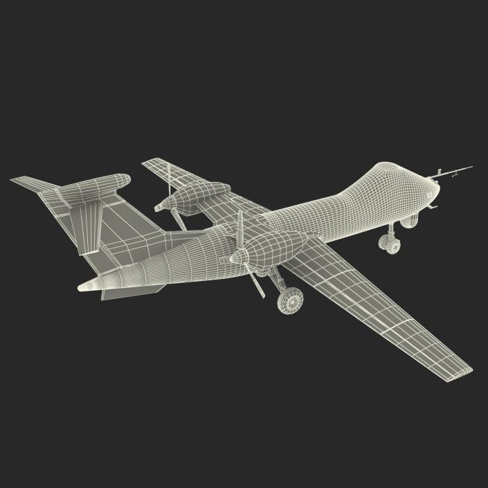 BAE Systems Mantis UAV Rigged 3D model