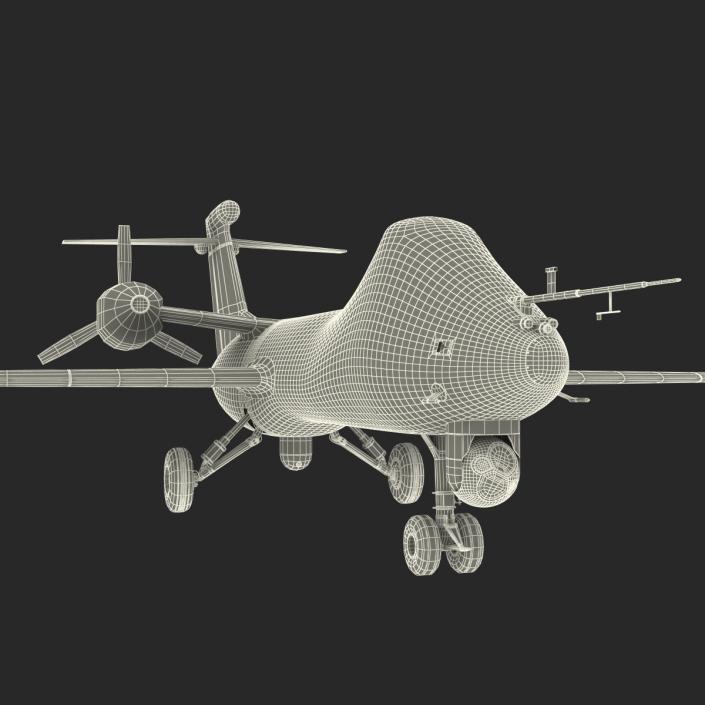 BAE Systems Mantis UAV Rigged 3D model