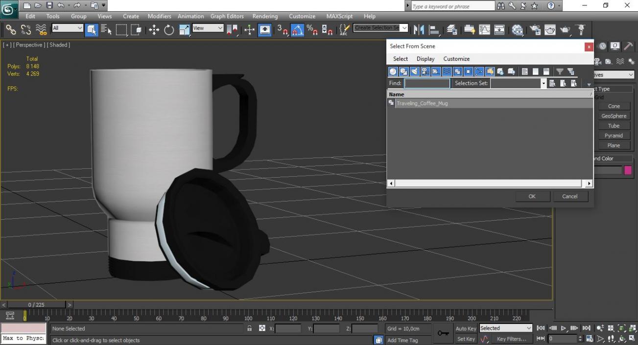 3D model Traveling Coffee Mug