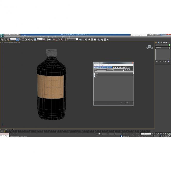 3D Cold Brew Bottle 6 model